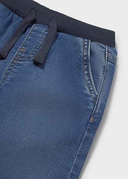 Jeans neonato con elastico in vita Mayoral