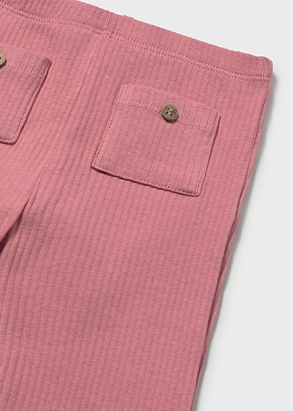 Leggings a zampa costine neonata Mayoral