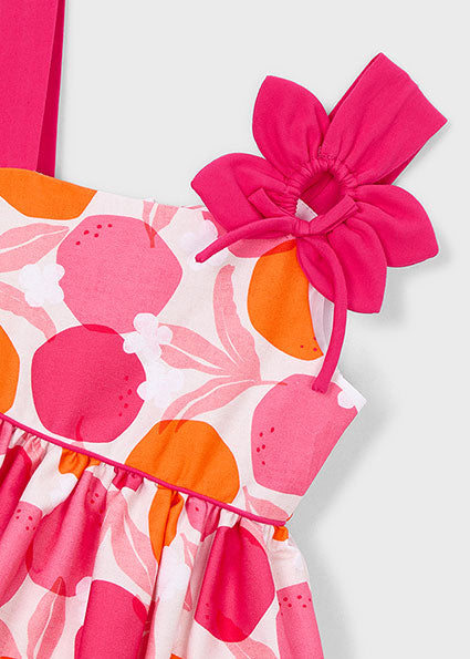 Vestito cerimonia bretelle bambina Mayoral