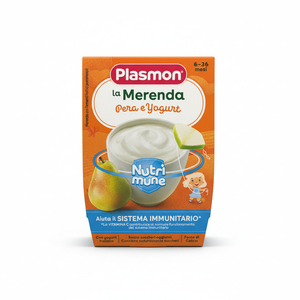 Plasmon Sapori Natura Pera e Yogurt 2×120 ml