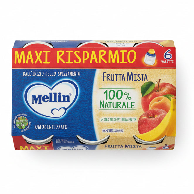 MELLIN OMOGENEIZZATO FRUTTA 6x100GR FRUTTA MISTA