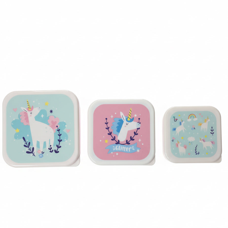 Porta merenda Unicorno 3 in 1