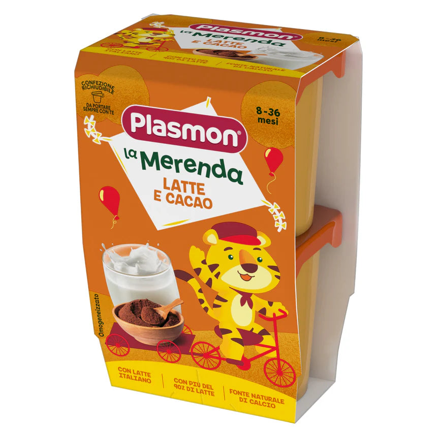 PLASMON MERENDA LATTE E CACAO 2x120 ML
