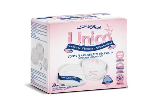 Unico Coppette Assorbilatte Usa e Getta 30 pz