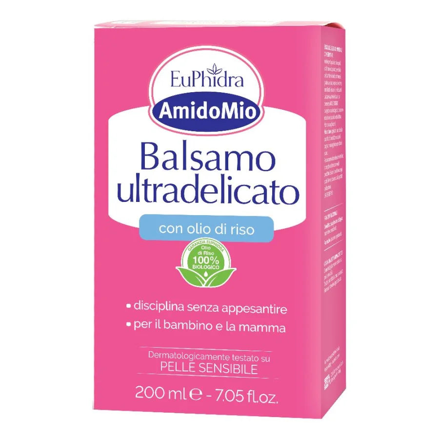 Euphidra AmidoMio Balsamo Ultradelicato 200 ml (con Olio di Riso)