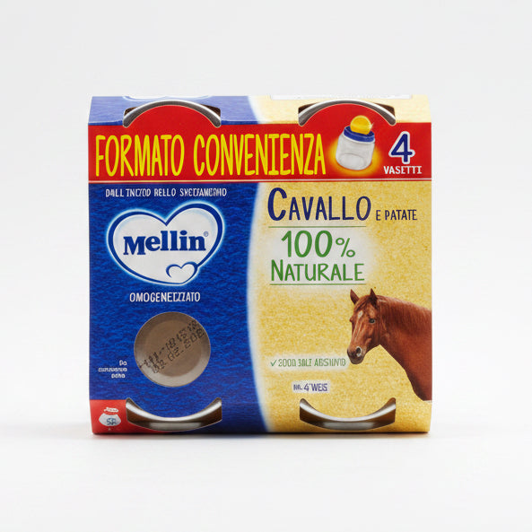 MELLIN OMOGENEIZZATO CARNE CAVALLO 4x80GR