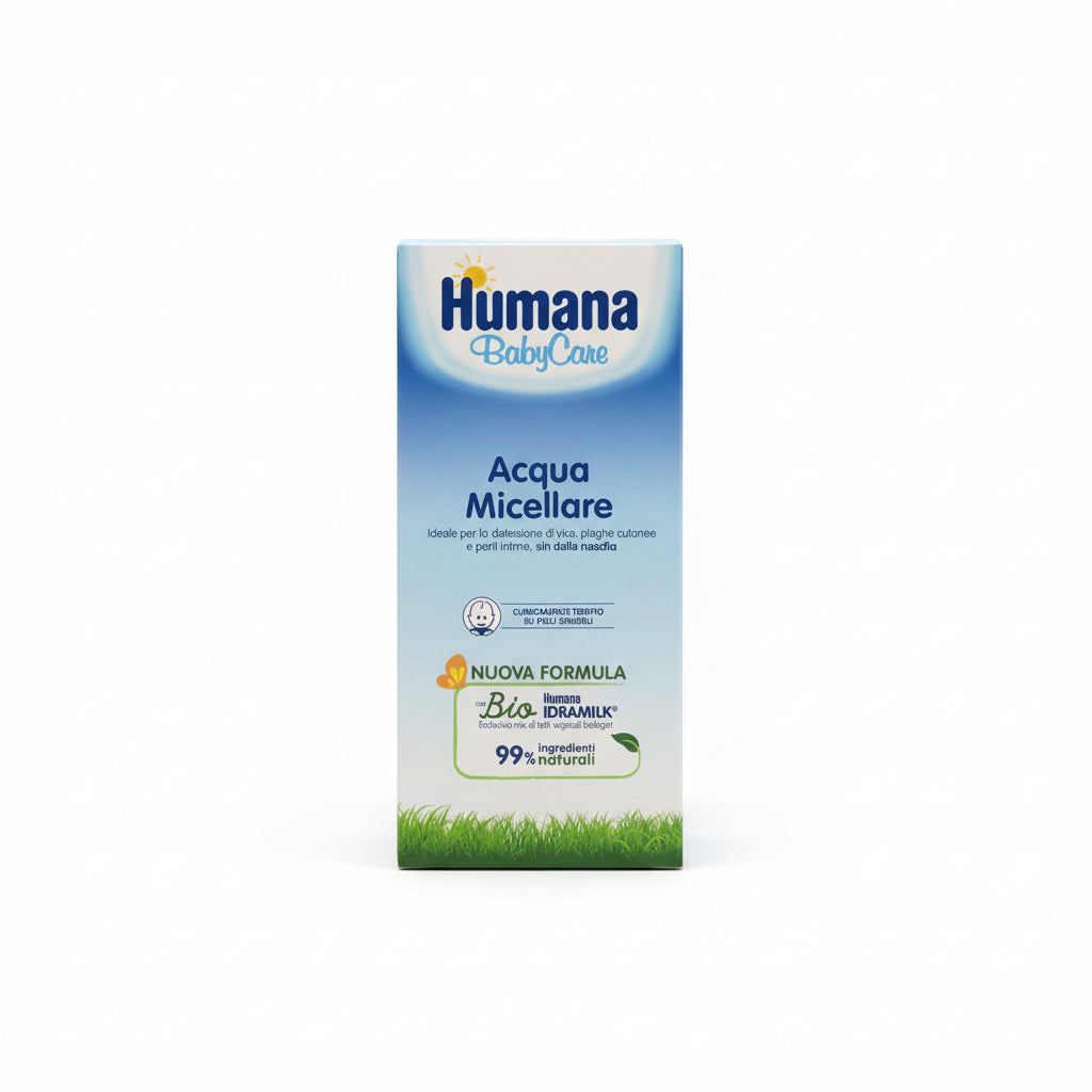 Humana Acqua Micellare 300 ml – Detergente Delicato Viso e Corpo