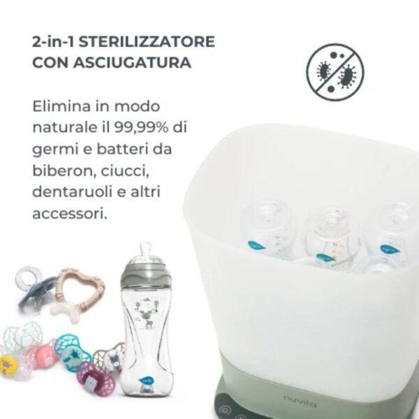 Nuvita SteriDry Sterilizzatore con Asciugatura 2 in 1