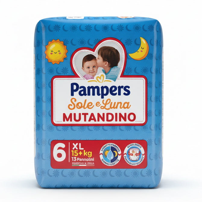 Pannolini Sole e Luna Mutandino Pacco singolo taglie 5-6