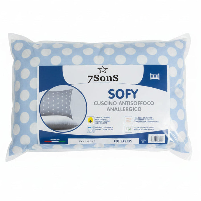 7Sons SOFY Cuscino Antisoffoco Anallergico