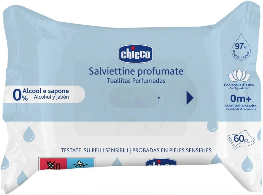 Chicco Salviettine Detergenti 72 pezzi per neonati e bambini”