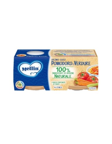 Primosugo Pomodoro e Verdure 2×80 g Mellin