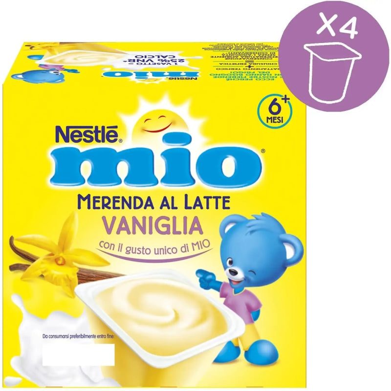 Mio Merenda al Latte Vaniglia 4x100 Ml