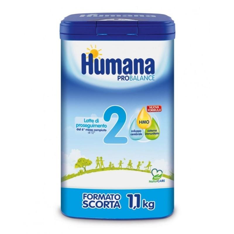 Humana 2 ProBalance Latte in Polvere 1100 g con HMO