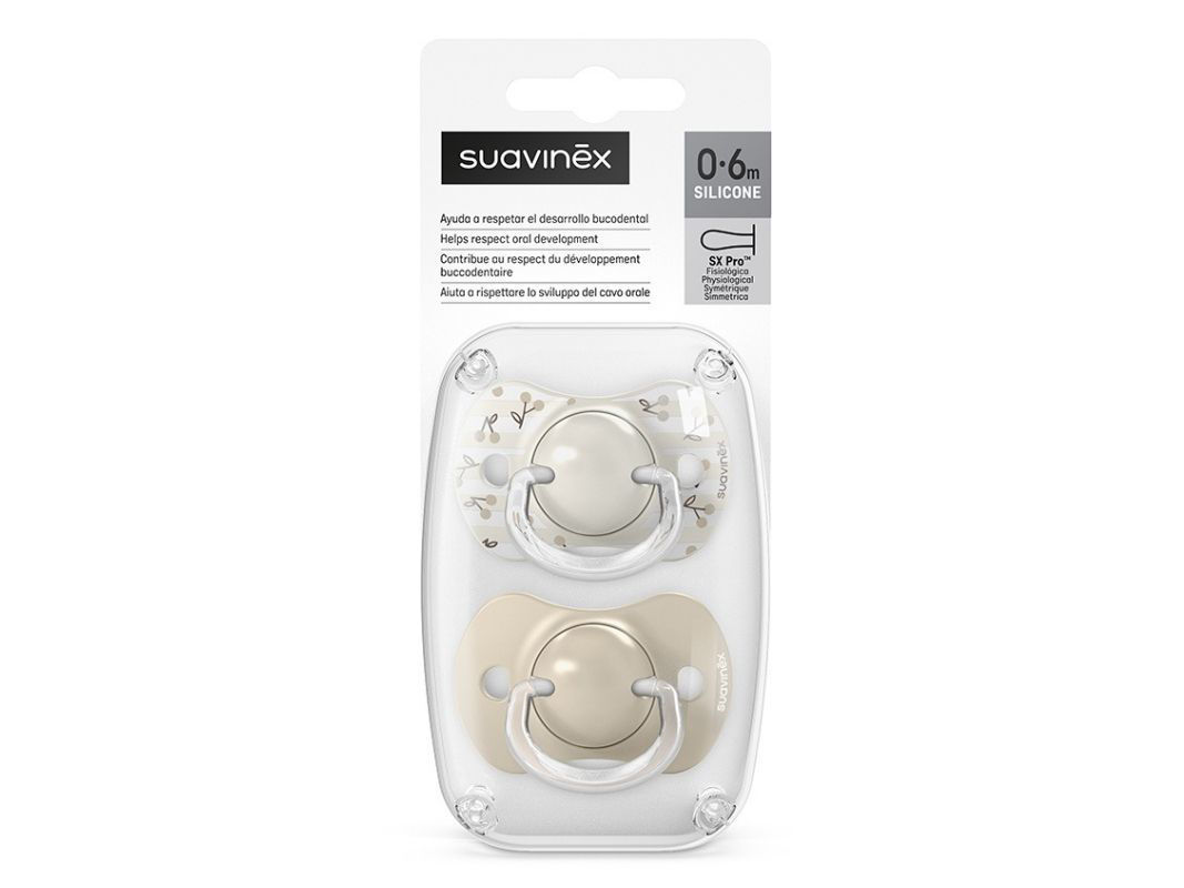 Suavinex Succhietto Birdies Neutro Fisiologico 0-6 mesi (2 pz)