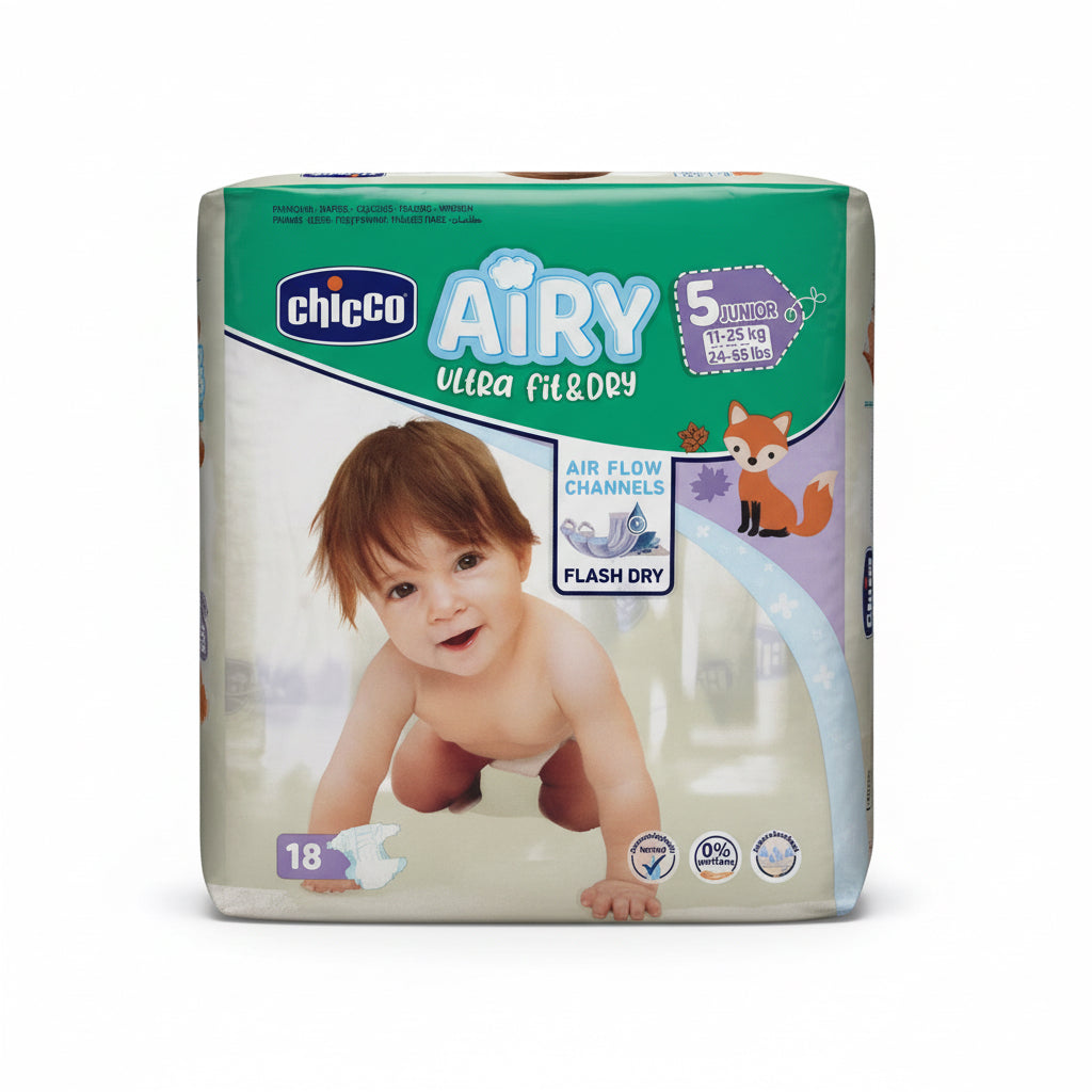 Pannolini Chicco Airy Pacco singolo taglia 5 (11-25 kg)