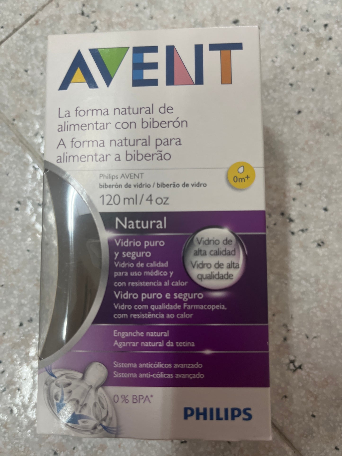 Avent Biberon vetro 120 ml
