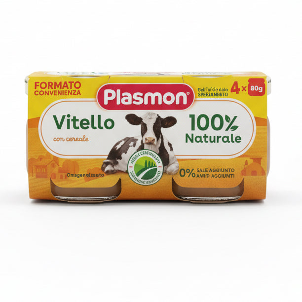 PLASMON OMOGENEIZZATO CARNE VITELLO 4x80GR