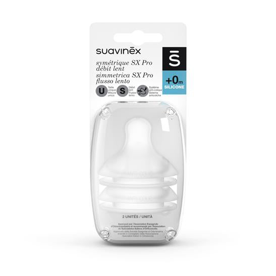 Suavinex Tettarelle SX Pro™ in Silicone Flusso Medio (2 pz)