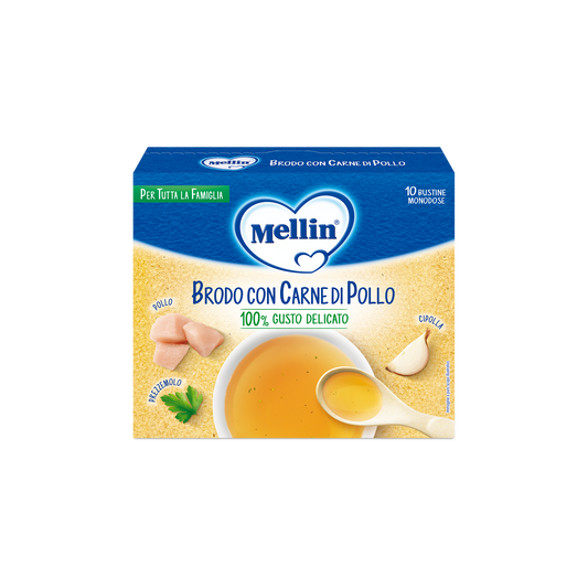 Brodo di Pollo 5×10 g (50 g) Mellin