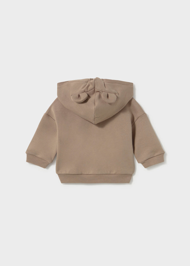 Felpa con zip e cappuccio con orecchie neonato Mayoral