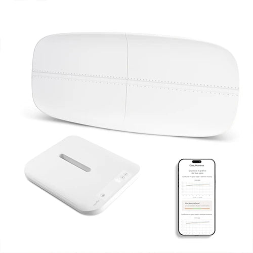 Nuvita Bilancia Digitale per Mamma e Bebè 2 in 1 con Bluetooth