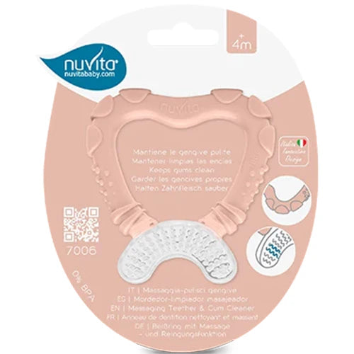 Nuvita Massaggiagengive 4 m+ Powder Rose