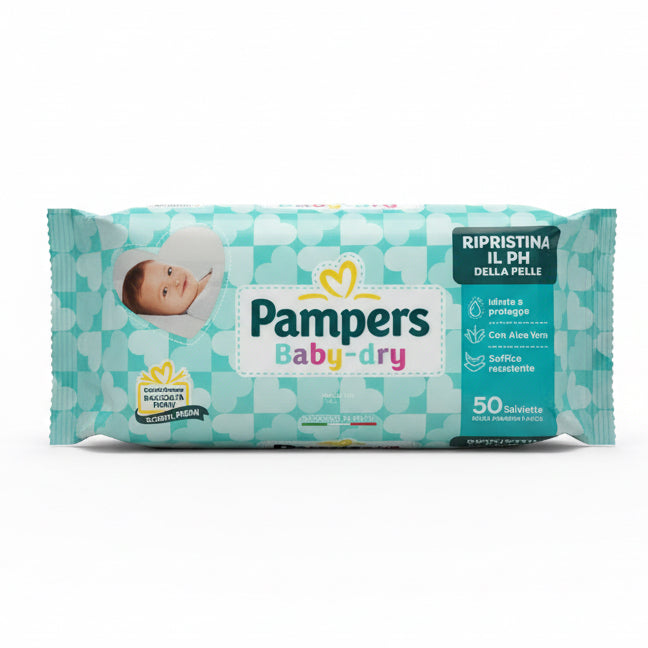 Pampers Baby Fresh Salviettine Detergenti 50 pezzi per neonati