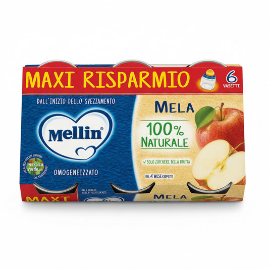 MELLIN OMOGENEIZZATO FRUTTA 6x100GR MELA