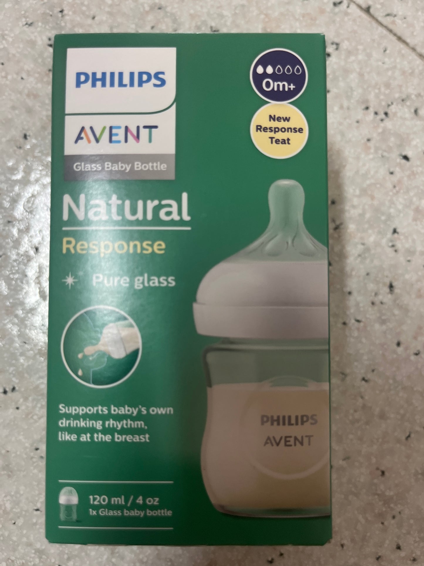 Avent Biberon Vetro Natural Response 120 ml