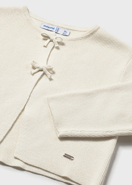 Cardigan in filo bambina Mayoral