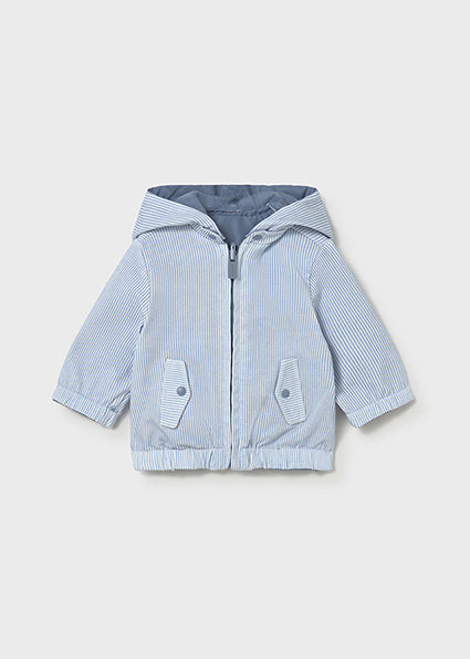 Giubbino Neonato Reversibile Azzurro Mayoral