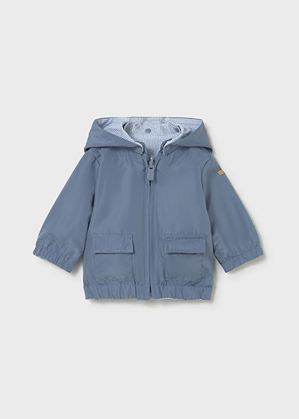 Giubbino Neonato Reversibile Azzurro Mayoral