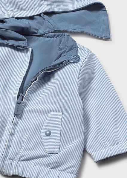Giubbino Neonato Reversibile Azzurro Mayoral
