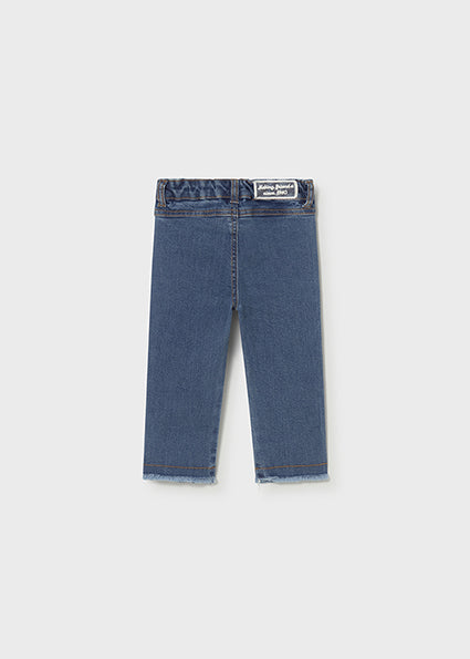 Jeans neonata con dettagli in pizzo Mayoral