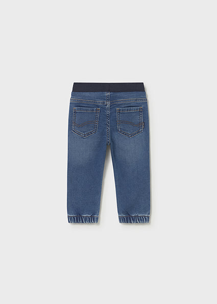 Jeans neonato con elastico in vita Mayoral