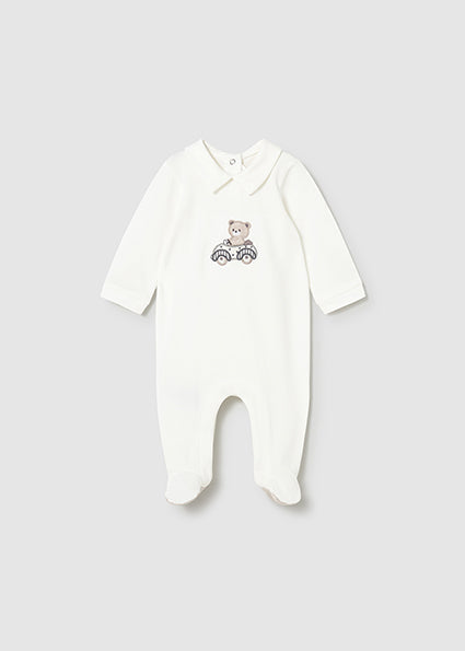 Tutina Neonato Unisex con Orsetto – 2 Varianti Colore