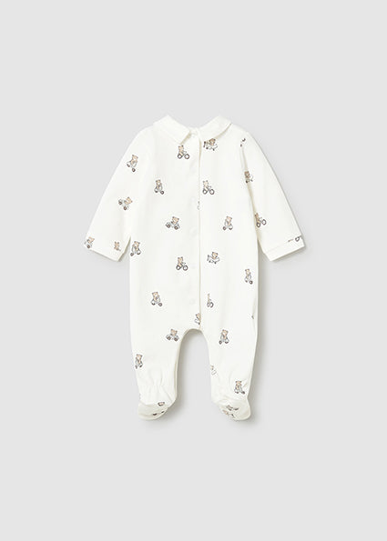 Tutina Neonato Unisex con Orsetto – 2 Varianti Colore