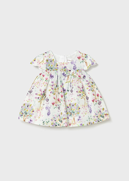 Abito Neonata Fantasia Floreale Multicolor con Fiocco Mayoral