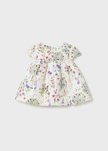 Abito Neonata Fantasia Floreale Multicolor con Fiocco Mayoral