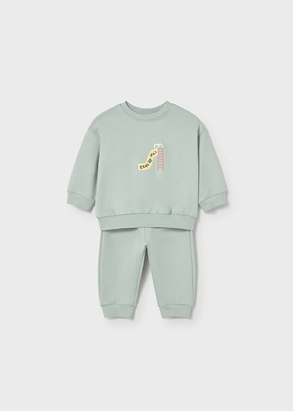 Completo Tuta Neonato Mayoral Verde Acqua
