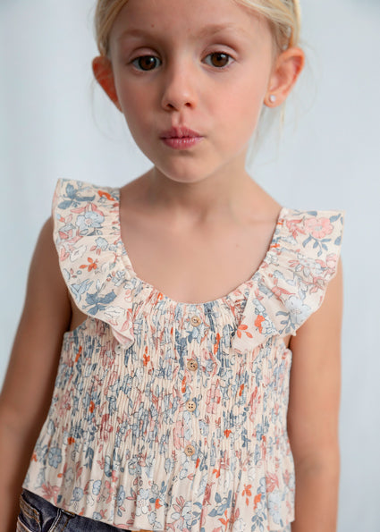 Top Bambina Mayoral Fantasia Floreale – Romanticismo Estivo