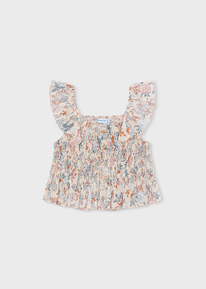 Top Bambina Mayoral Fantasia Floreale – Romanticismo Estivo