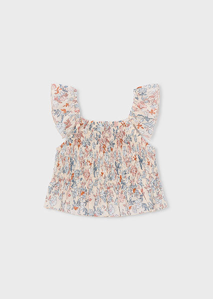 Top Bambina Mayoral Fantasia Floreale – Romanticismo Estivo