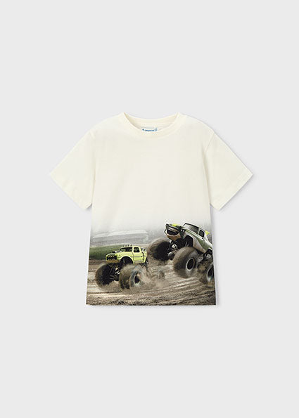 T-shirt Bambino Mayoral Stampa Monster Truck