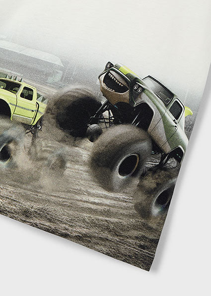 T-shirt Bambino Mayoral Stampa Monster Truck