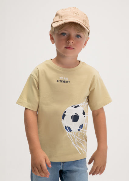 T-shirt Bambino Mayoral Stampa Calcio