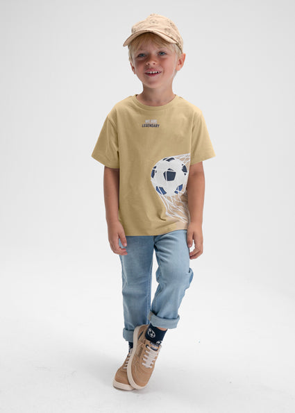 T-shirt Bambino Mayoral Stampa Calcio