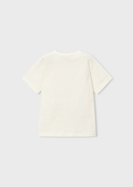 T-shirt con stampa pallone bambino Mayoral