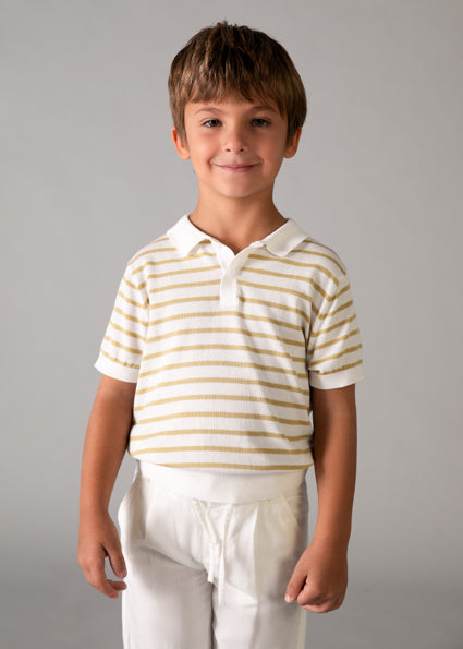 Polo manica corta in filo bambino Mayoral